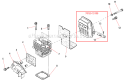 Page A Diagram and Parts List for C260  Shindaiwa Brush Cutter