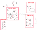 Page K Diagram and Parts List for C260  Shindaiwa Brush Cutter