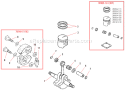 Page D Diagram and Parts List for C260  Shindaiwa Brush Cutter