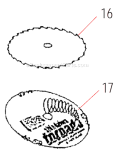 Page K Diagram and Parts List for C270  Shindaiwa Brush Cutter