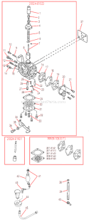 Page M Diagram and Parts List for C270  Shindaiwa Brush Cutter