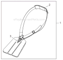 Page O Diagram and Parts List for C282  Shindaiwa Brush Cutter