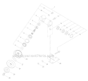Gear Case Diagram and Parts List for C3410  Shindaiwa Brush Cutter