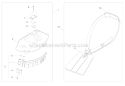 Debris Shield, Harness Diagram and Parts List for C3410  Shindaiwa Brush Cutter