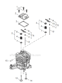 Page D Diagram and Parts List for C344 T15012001001 - T15012999999 Shindaiwa Brush Cutter