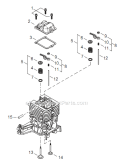 Page D Diagram and Parts List for C344 T15111001001 - T15111999999 Shindaiwa Brush Cutter