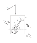 Page F Diagram and Parts List for C344 T15111001001 - T15111999999 Shindaiwa Brush Cutter