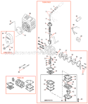 Page K Diagram and Parts List for C350  Shindaiwa Brush Cutter