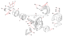Page B Diagram and Parts List for C350  Shindaiwa Brush Cutter