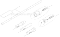 Page M Diagram and Parts List for C35LA  Shindaiwa Brush Cutter