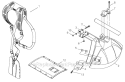 Harness Assembly, Debris Shield Diagram and Parts List for C35 20000001-20002240 Shindaiwa Brush Cutter