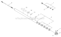 Outer Tube Diagram and Parts List for C35 20000001-20002240 Shindaiwa Brush Cutter