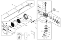 Carburetor, Air Filter Diagram and Parts List for C35 9014161-9099999 Shindaiwa Brush Cutter