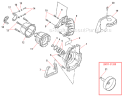 Page B Diagram and Parts List for C35  Shindaiwa Brush Cutter