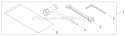 Page P Diagram and Parts List for CT2510  Shindaiwa Cultivator