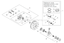 Page D Diagram and Parts List for CT2510  Shindaiwa Cultivator