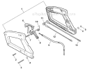 Part Location Diagram of 35110006561 Shindaiwa Rear Handle Set