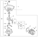 Part Location Diagram of A101000090 Echo Piston Ring