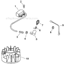 Part Location Diagram of V475002200 Echo Insulator Sleeve
