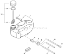 Part Location Diagram of 13201006460 Echo Trimmer Fuel Return Line