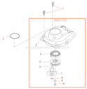 Page F Diagram and Parts List for DH230  Shindaiwa Hedge Trimmer
