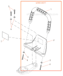 Part Location Diagram of C400000880 Shindaiwa Handle