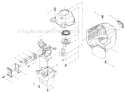 Part Location Diagram of P022008260 Echo Rope-starter