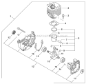 Part Location Diagram of 10020452133 Echo Crankcase Kit