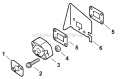 Part Location Diagram of 13001020560 Echo Leaf Blower Intake Gasket