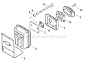 Part Location Diagram of A313000630 Shindaiwa Exhaust Deflector