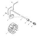 Part Location Diagram of V485000040 Shindaiwa Ignition Wire
