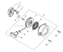 Part Location Diagram of 17720042033 Echo Trimmer Recoil Starter Assembly