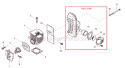 Page A Diagram and Parts List for EB240S  Shindaiwa Leaf Blower / Vacuum