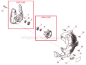 Page B Diagram and Parts List for EB240S  Shindaiwa Leaf Blower / Vacuum