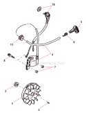 Page E Diagram and Parts List for EB240S  Shindaiwa Leaf Blower / Vacuum
