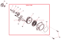 Page F Diagram and Parts List for EB240S  Shindaiwa Leaf Blower / Vacuum