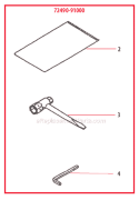 Page I Diagram and Parts List for EB240S  Shindaiwa Leaf Blower / Vacuum