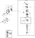 Carburetor (EPA-CARB) Diagram and Parts List for EB240  Shindaiwa Leaf Blower / Vacuum