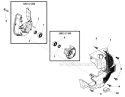Crankcase Diagram and Parts List for EB240  Shindaiwa Leaf Blower / Vacuum