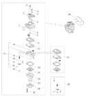 Page J Diagram and Parts List for EB2510  Shindaiwa Leaf Blower / Vacuum