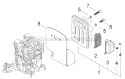 Page B Diagram and Parts List for EB2510  Shindaiwa Leaf Blower / Vacuum
