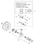 Page D Diagram and Parts List for EB2510  Shindaiwa Leaf Blower / Vacuum
