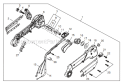 Page K Diagram and Parts List for EB254 T10812001001 - T10812999999 Shindaiwa Leaf Blower / Vacuum