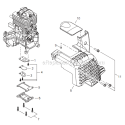 Page B Diagram and Parts List for EB254 T10812001001 - T10812999999 Shindaiwa Leaf Blower / Vacuum