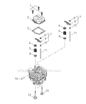 Page E Diagram and Parts List for EB254 T10812001001 - T10812999999 Shindaiwa Leaf Blower / Vacuum