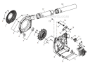 Part Location Diagram of C411000150 Shindaiwa Mount, Handle