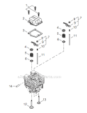 Page E Diagram and Parts List for EB254 T10911001001 - T10911999999 Shindaiwa Leaf Blower / Vacuum