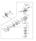Page G Diagram and Parts List for EB254 T10911001001 - T10911999999 Shindaiwa Leaf Blower / Vacuum