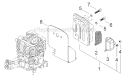 Page B Diagram and Parts List for EB3410  Shindaiwa Leaf Blower / Vacuum