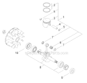 Page D Diagram and Parts List for EB3410  Shindaiwa Leaf Blower / Vacuum